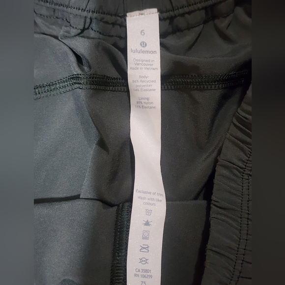 Lululemon Final Play Crop *23" Size 6 Evergreen - Picture 9 of 10
